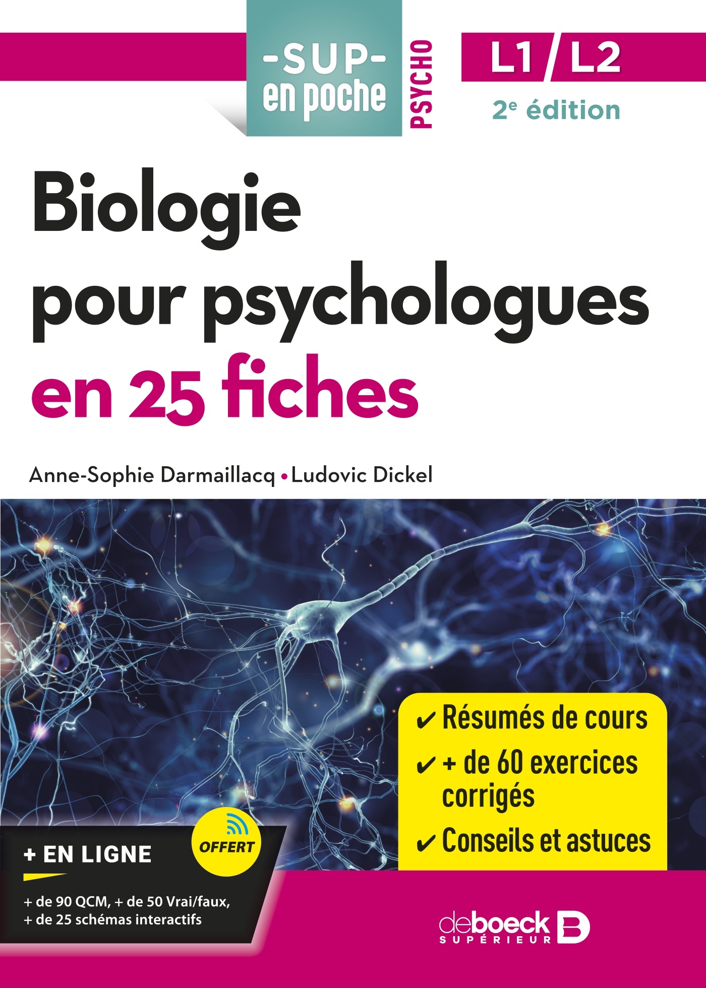 Biologie Pour Psychologues En Fiches Licence Et De Boeck